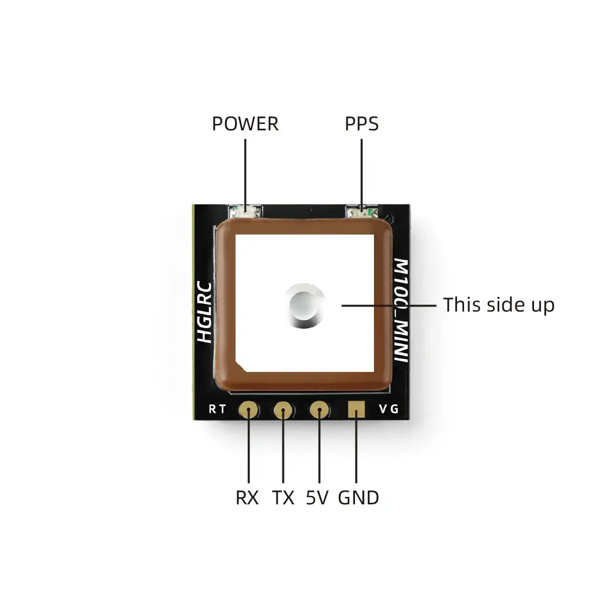 Módulo GPS HGLRC M100 MINI M10 - Drone Antenna reseña y precio